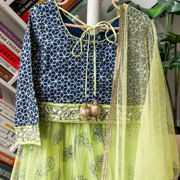 Biba Dresses Biba Girls Indian Pakistan Lehenga Choli With Dupatta